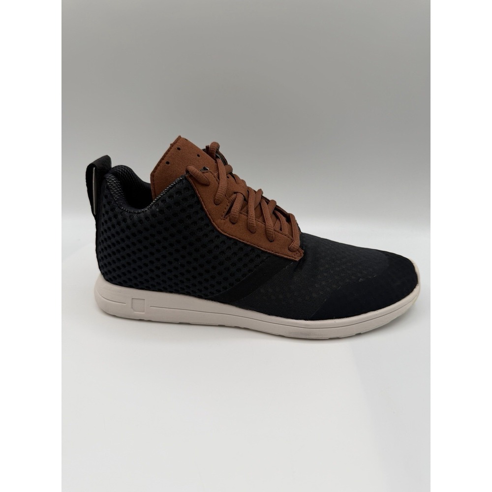 YORK Athletics The Henry Mid Sneakers,Unisex,MN'S 8,WMN'S 9.5,Tan/Black,NEW/DEF.